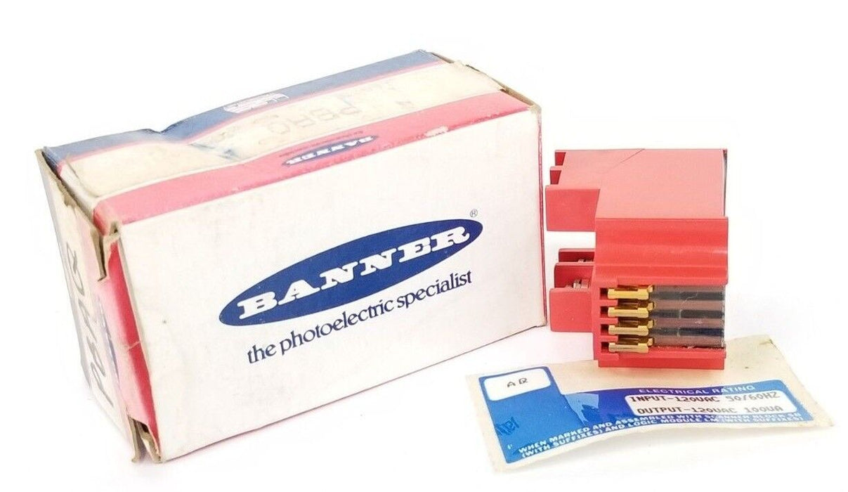 NIB BANNER PBAQ MULTI-BEAM: 3 AND 4 WIRE POWER BLOCK