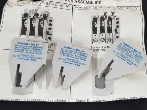 LOT OF 15 NEW EATON CUTLER-HAMMER C306KAL1-3 LUG ADAPTER ASSEMBLIES