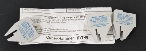 LOT OF 6 NIB CUTLER-HAMMER C306KAL1-3B LUG ADAPTOR ASSEMBLIES C306KAL13B
