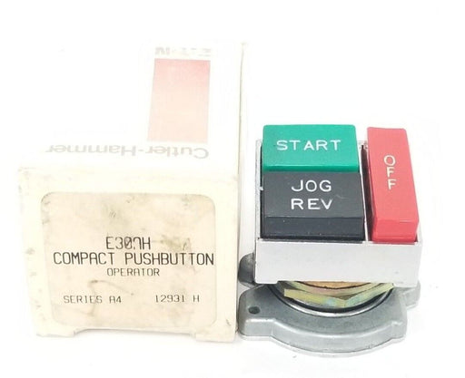 NIB EATON CUTLER-HAMMER E30AH COMPACT PUSHBUTTON OPERATOR SER. A4