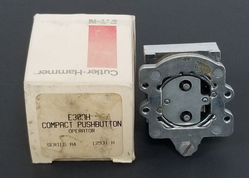 NIB EATON CUTLER-HAMMER E30AH COMPACT PUSHBUTTON OPERATOR SER. A4