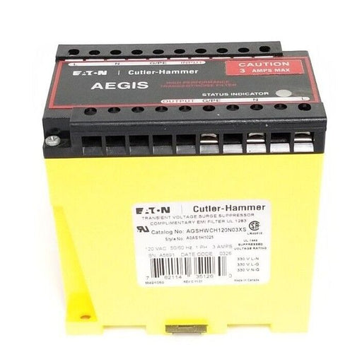 NEW EATON CUTLER-HAMMER AGSHWCH120N03XS FILTER A0AS1H1025, 120VAC, 3AMPS