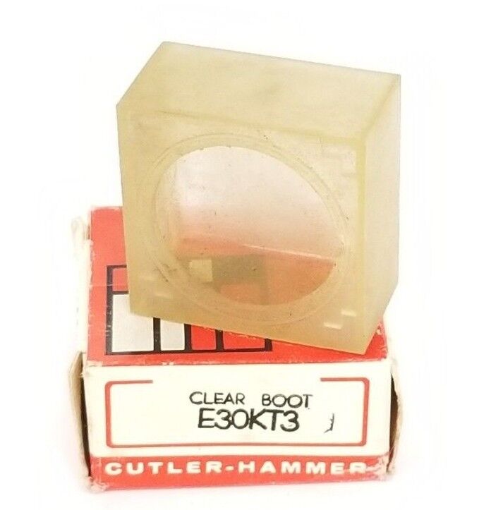 NIB EATON CUTLER-HAMMER E30KT3 CLEAR BOOT