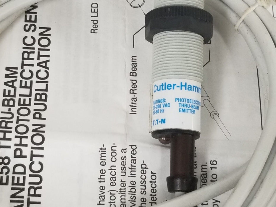 NIB EATON CUTLER HAMMER E58CAL18A2E2 E58 PHOTOELECTRIC EMITTERS 3M