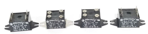 LOT OF 4 GRAYHILL 70S2-05-B-12-N RELAY CUBES 140VAC, 6-30VDC, 12A