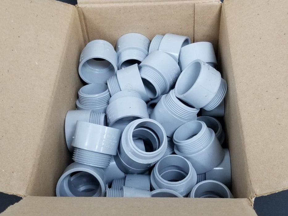 BOX OF 40 NEW PW EAGLE 60060125 TERM. ADAPTER 1-1/4 IN UL