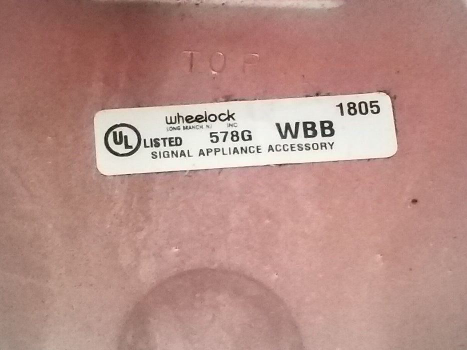 LOT OF 2 NEW WHEELOCK WBB-R OUTDOOR BACKBOX RED WBBR