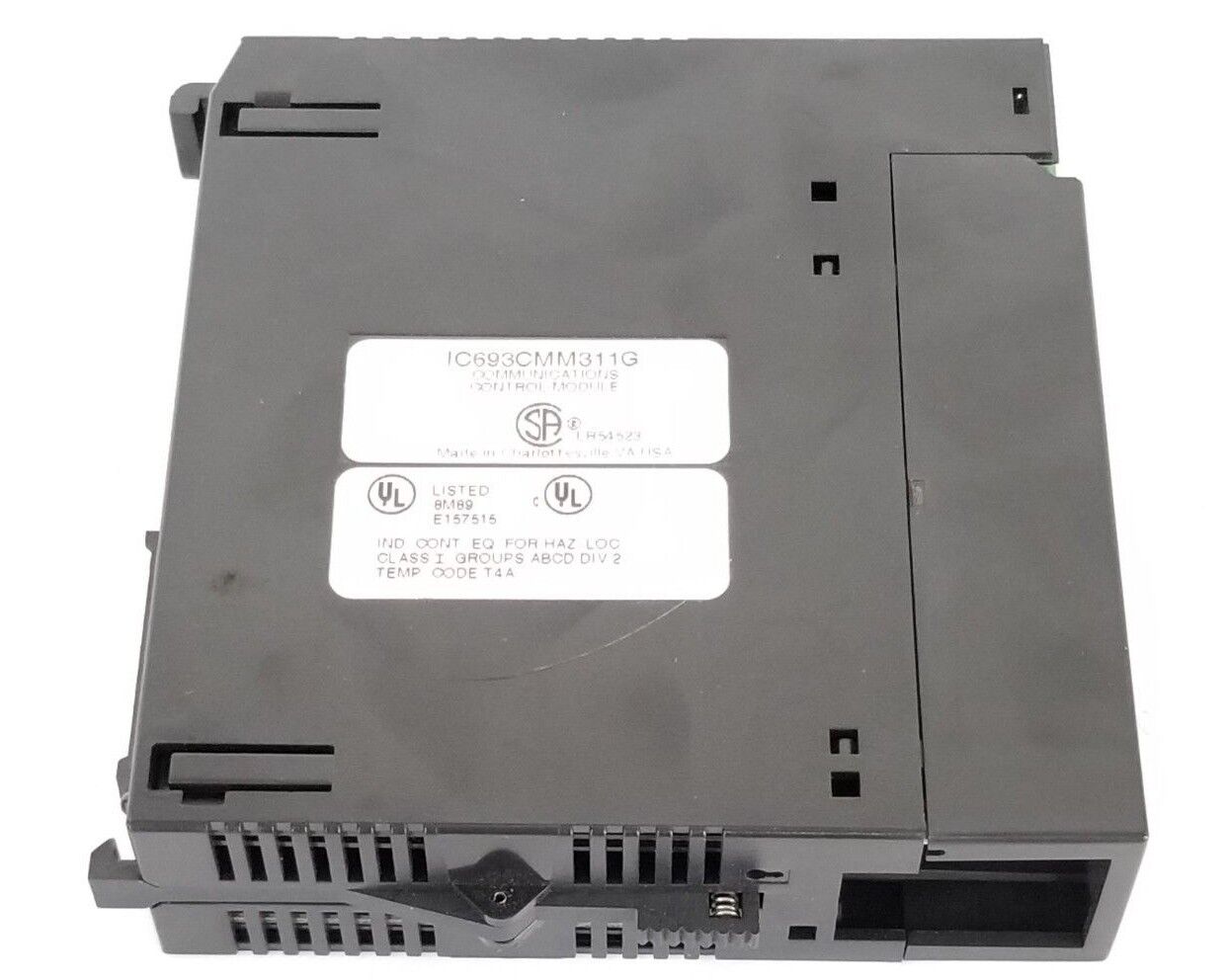 GE FANUC IC693CMM311G COMMUNICATIONS CONTROL MODULE (MISSING COVER)