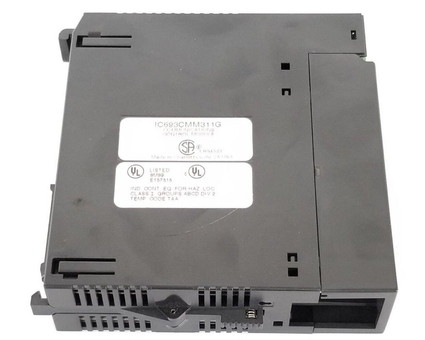 GE FANUC IC693CMM311G COMMUNICATIONS CONTROL MODULE (MISSING COVER)