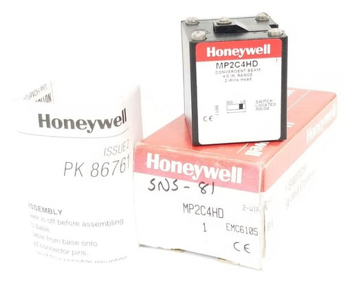 NIB HONEYWELL MICRO SWITCH MP2C4HD CONVERGENT BEAM 4.0IN. RANGE 2-WIRE HEAD