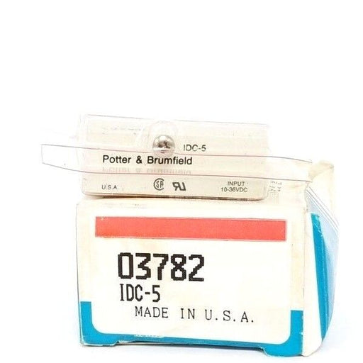 NIB POTTER & BRUMFIELD IDC-5 INPUT MODULE 03782, 10-36VDC