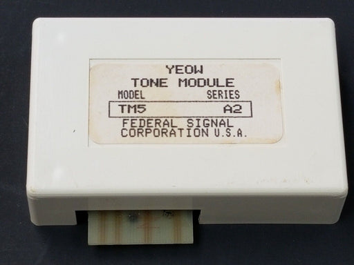FEDERAL SIGNAL TM5 YEOW TONE MODULE SER. A2 130C512