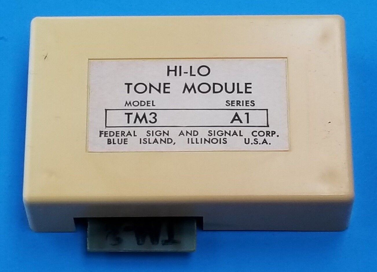FEDERAL SIGNAL TM3 HI-LO TONE MODULE SER. A1 130C511