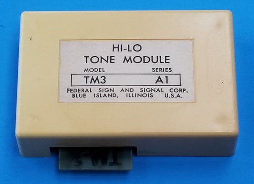 FEDERAL SIGNAL TM3 HI-LO TONE MODULE SER. A1 130C511