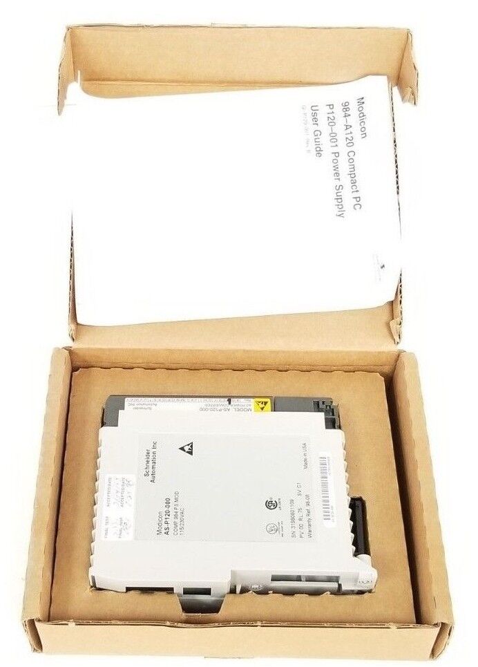 NIB SCHNEIDER AUTOMATION AS-P120-000 COMP 984 PS MOD PV: 00 RL: 75 SV: C1