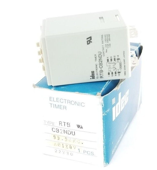 NIB IDEC RTBCB2NDU ELECTRONIC TIMER RTB-CB2NDU, AC120V, 99.9 SEC.