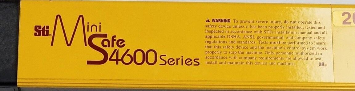 STI MS46-20-1305-Q1-X LIGHT CURTAIN TRANSMITTER 70157-1012, MS46201305Q1X