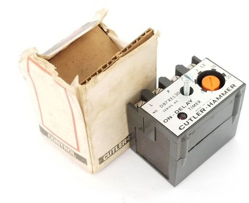 NEW CUTLER-HAMMER D87XEL30 SERIES A2 ON-DELAY TIMER