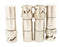 LOT OF 4 NEW TROMPETER TEI-14949-TNG1-1-150 COAXIAL CONNECTORS MALE 15MM DIA.