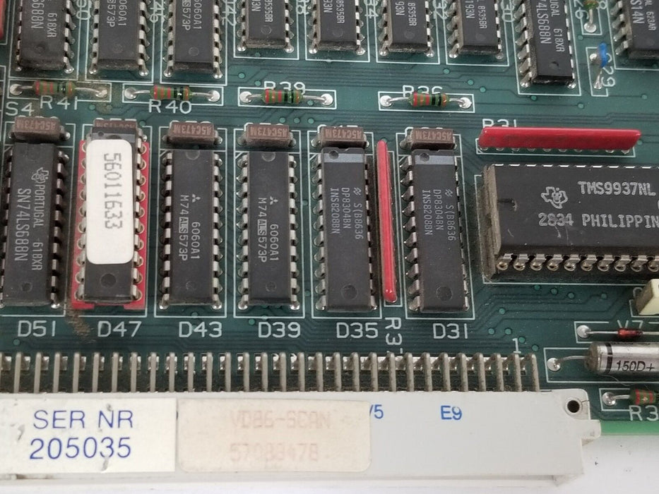 ABB / STROMBERG VD86-SCAN VIDEO CONTROL BOARD 57088478 5760963-0B 572879777