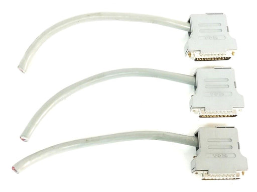 LOT OF 6 NORCOMP CONNECTORS (3) UHD-15 (3) UHD-25 GRAY 15 & 25 POSITION