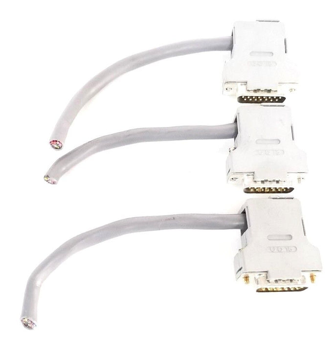 LOT OF 6 NORCOMP CONNECTORS (3) UHD-15 (3) UHD-25 GRAY 15 & 25 POSITION