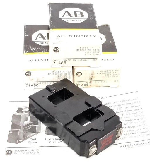 LOT OF 3 NIB ALLEN BRADLEY 71A86 COILS BULL. 702 120V/60HZ 110V/50HZ