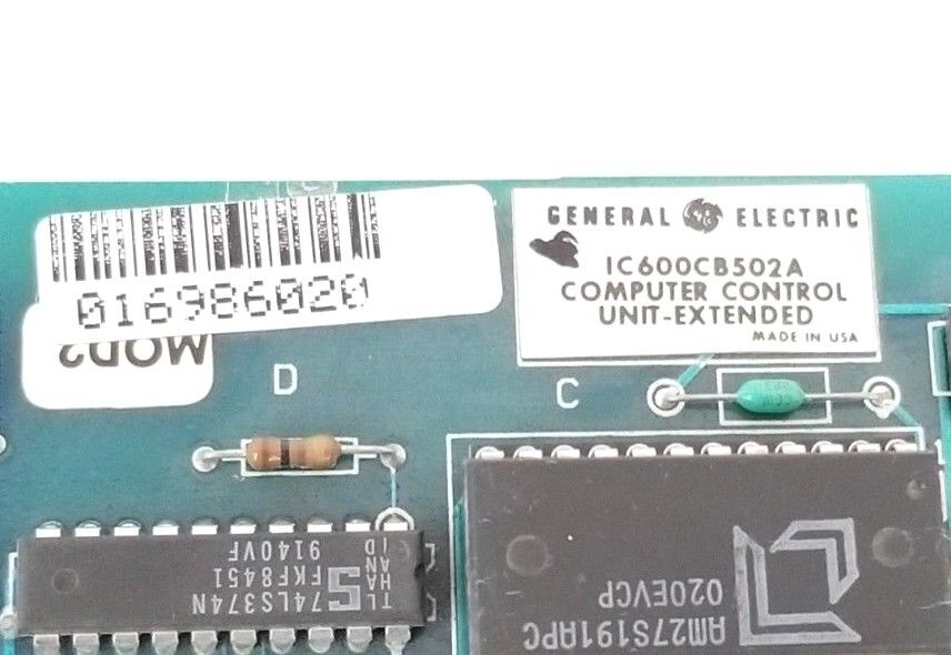 GENERAL ELECTRIC IC600CB502A COMPUTER CONTROL UNIT-EXTENDED (REPAIRED)