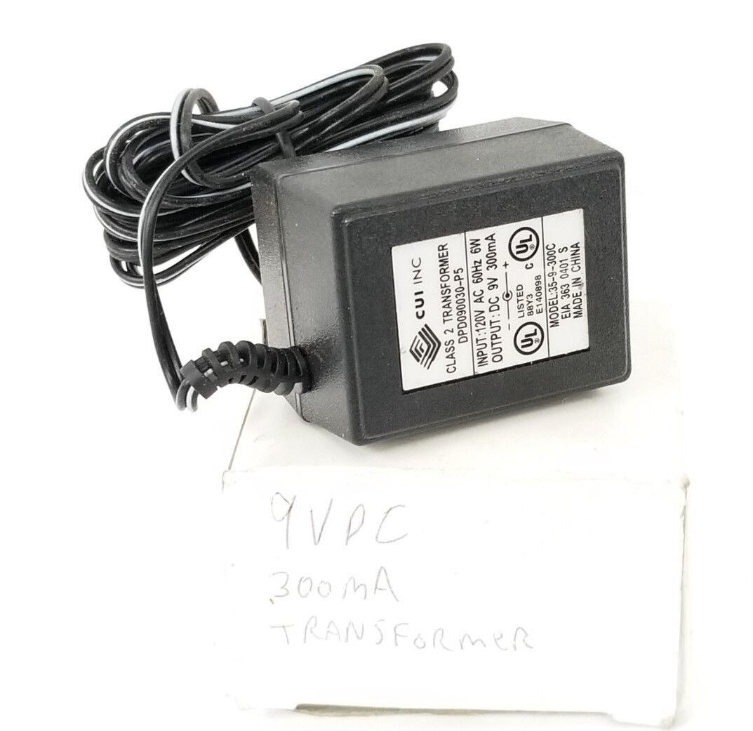 NEW CUI INC. DPD090030-P5 CLASS 2 TRANSFORMER ADAPTER MODEL: 35-9-300C