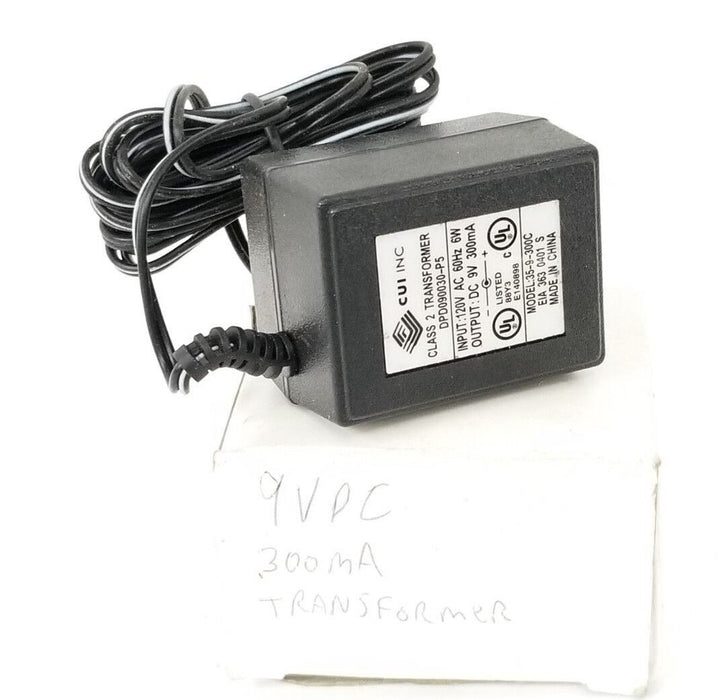 NEW CUI INC. DPD090030-P5 CLASS 2 TRANSFORMER ADAPTER MODEL: 35-9-300C