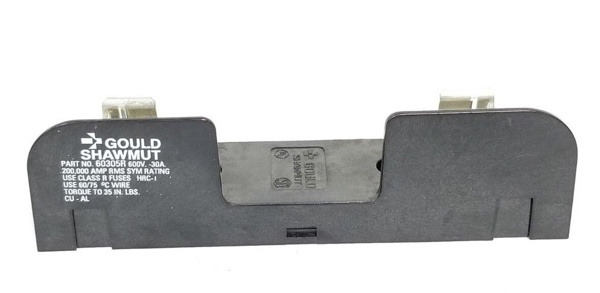 NEW GOULD SHAWMUT 60305R FUSEHOLDER 600V 30A CU-AL HRC-1