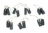 LOT OF 7 NEW NATIONAL N44 CARBON BRUSHES 6100 2818