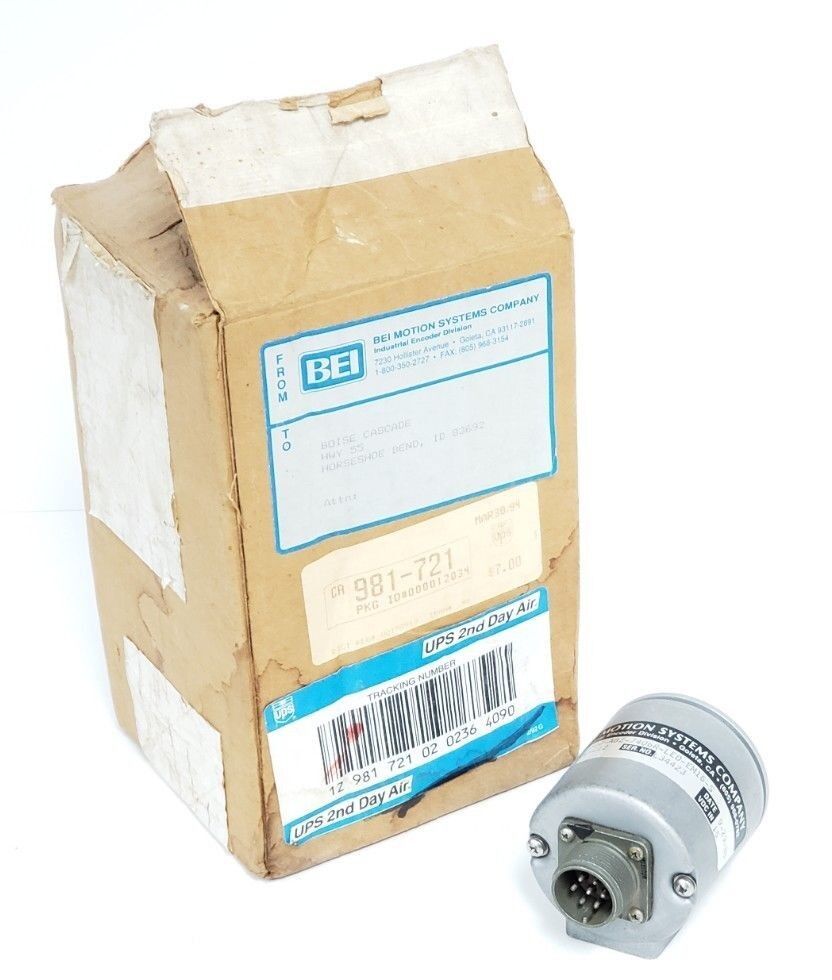 NEW BEI MOTION H25E-SB-500-ABZ-7406R-LED-EM16-S ENCODER 924-01002-212 15VDC IN