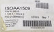 NEW ISOSTATIC INDUSTRIES ISOAA1509 P/M SLEEVE 1.126 X 1.503 X 2 101603 AA1509