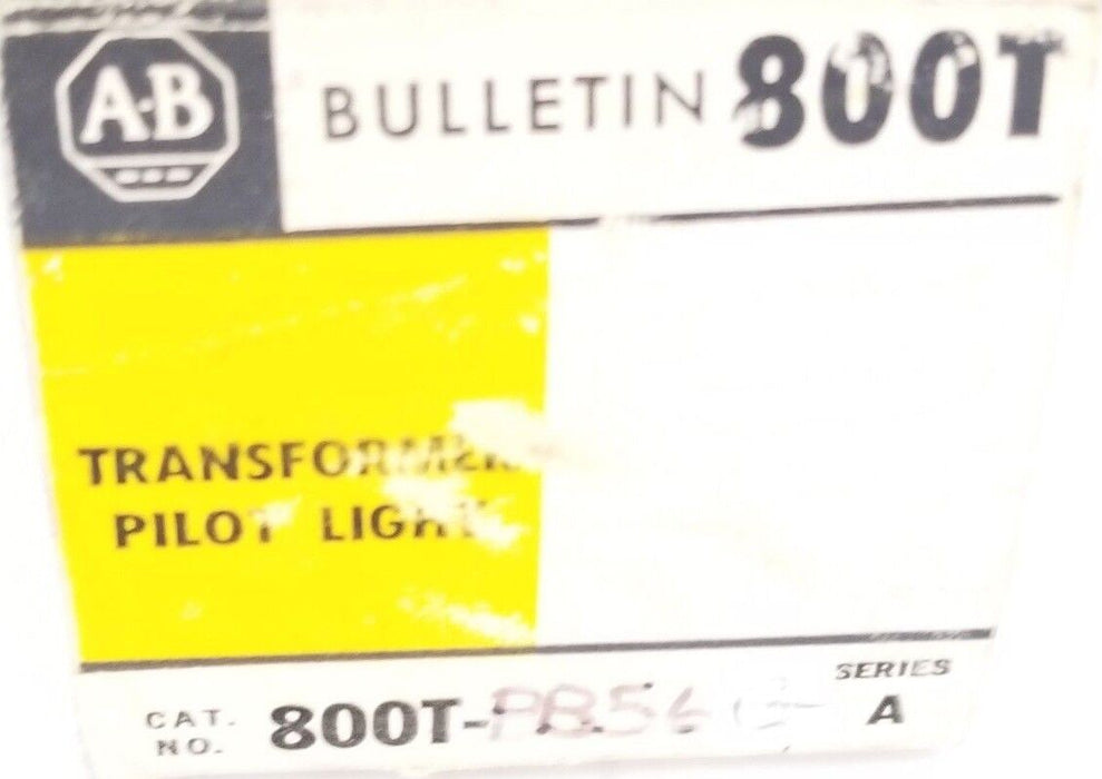 NIB ALLEN BRADLEY 800T-PB56G PUSHBUTTON SER. A 600VAC GREEN X-208241 50/60CY
