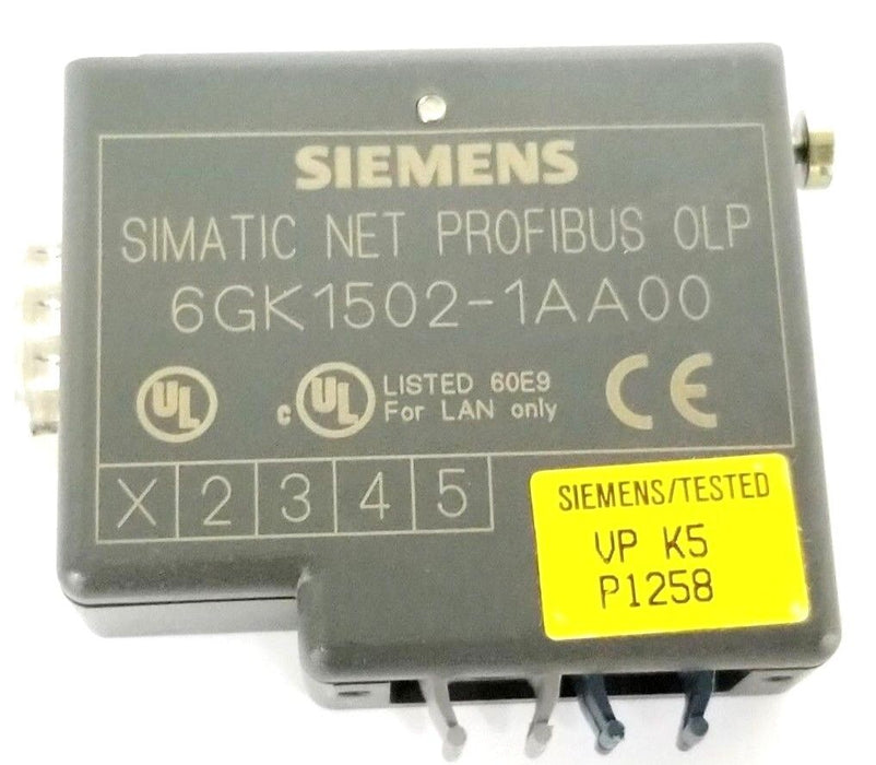 SIEMENS 6GK1502-1AA00 SIMATIC NET PROFIBUS OLP VP K5 P1258 6GK15021AA00