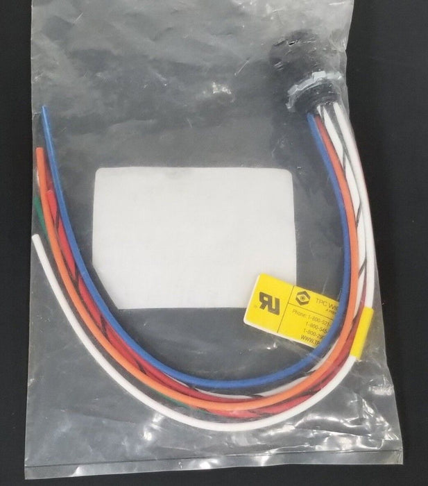 NIB TPC WIRE & CABLE 84880 MALE RECEPTACLE 8P CONNECTOR CABLE, REV H, AX11P
