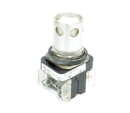 ALLEN-BRADLEY 800T-QA10 SER. T ILLUMINATED PUSHBUTTON W/ 800T-XA SER. D CONTACTS