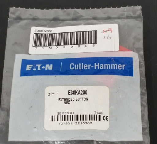 NEW EATON CUTLER-HAMMER E30KA200 EXTENDED BUTTON, SERIES A1, RED