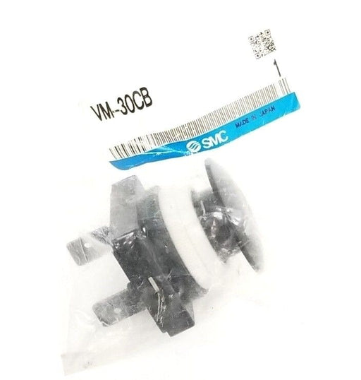 NEW IN BAG SMC VM-30CB PUSHBUTTON BLACK MUSHROOM VM30CB