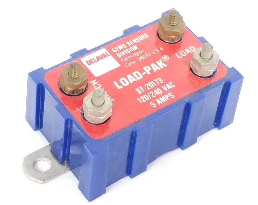 NEW GEMS SENSORS 20173 LOAD-PAK SAFETY RELAY ST-20173 120/240V 5A