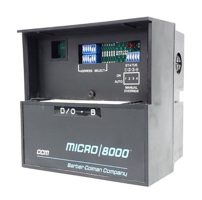 BARBER COLMAN CCM-8202 MICRO 8000 INPUT INTERFACE W/ BASE 24VAC 50/60HZ 2.25VA