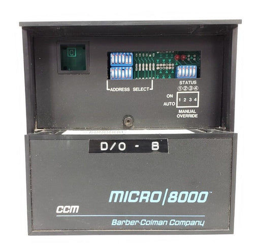 BARBER COLMAN CCM-8202 MICRO 8000 INPUT INTERFACE W/ BASE 24VAC 50/60HZ 2.25VA