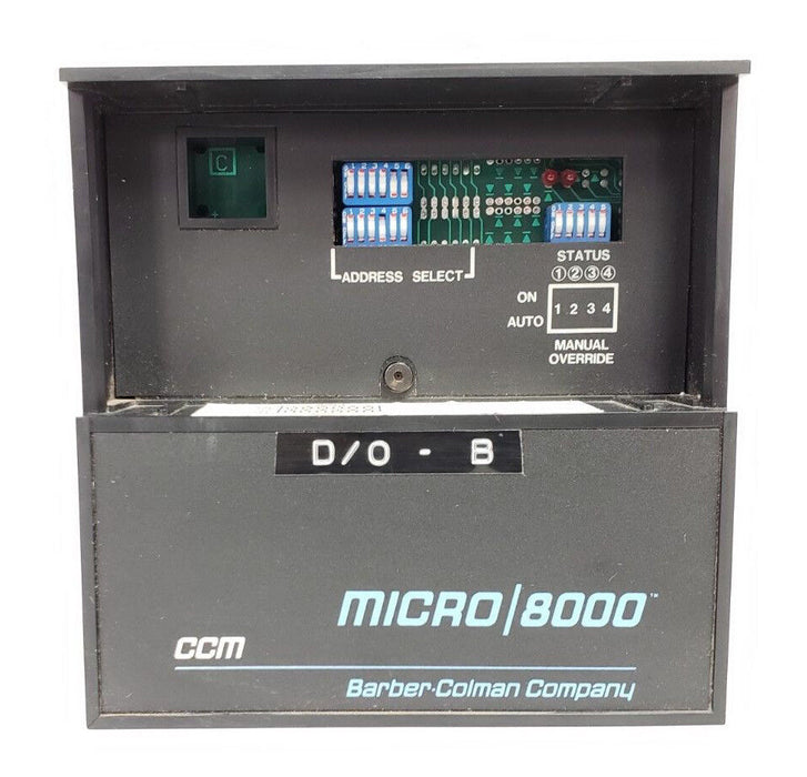 BARBER COLMAN CCM-8202 MICRO 8000 INPUT INTERFACE W/ BASE 24VAC 50/60HZ 2.25VA