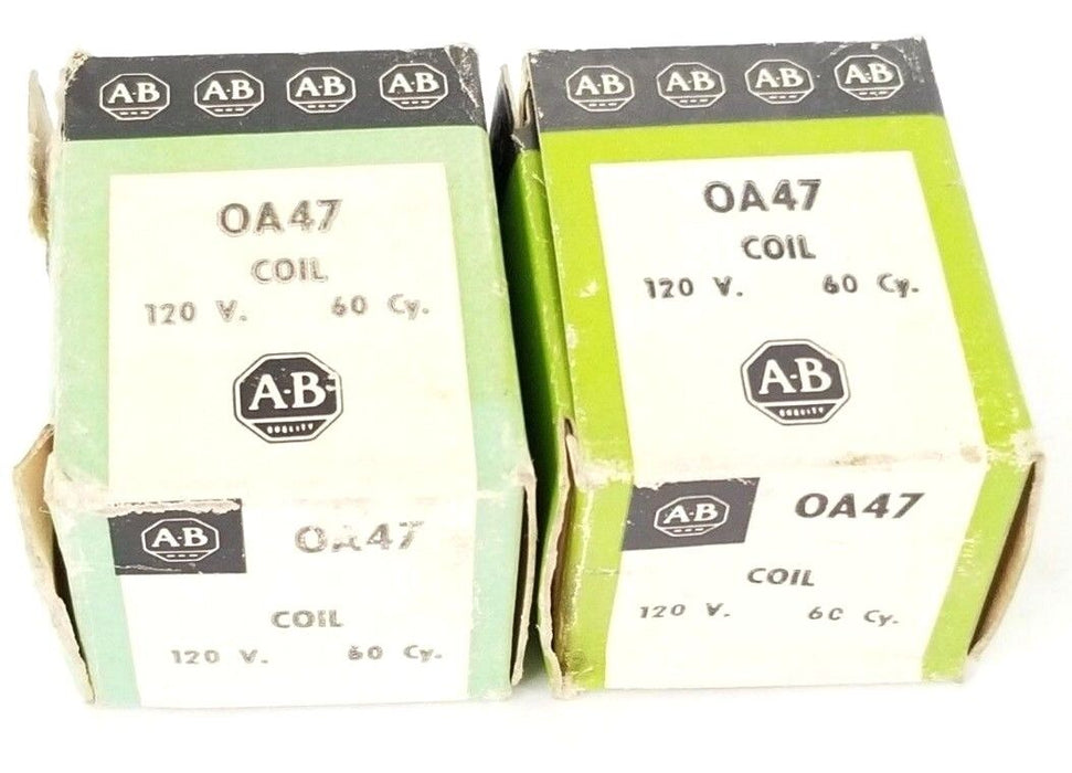 LOT OF 2 NIB ALLEN BRADLEY 0A47 COILS 120V 60CY