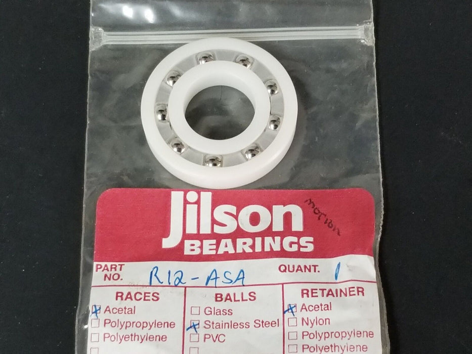 NEW JILSON R12-ASA RADIAL BALL BEARING R12ASA