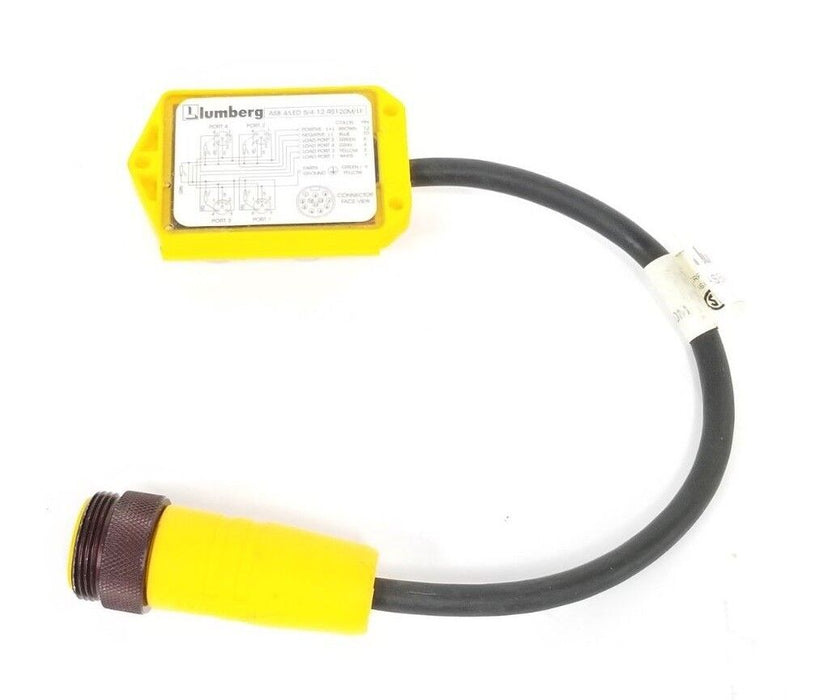 LUMBERG ASB 4/LED 5/4-12-RS120M/1F DISTRIBUTION BLOCK ASB4LED5/4-12-RS120M