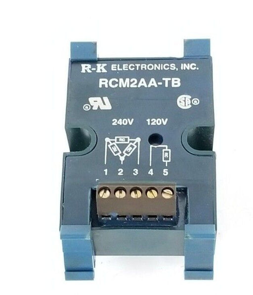 R-K ELECTRONICS RCM2AA-TB TERMINAL BLOCK 120-240V RCM2AATB