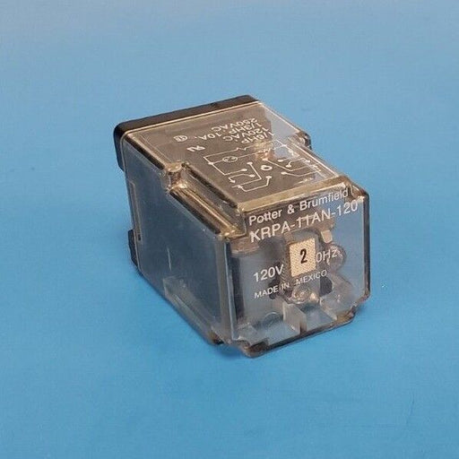 POTTER & BRUMFIELD KRPA-11AN-120 POWER RELAY 120V 50/60HZ KRPA11AN120