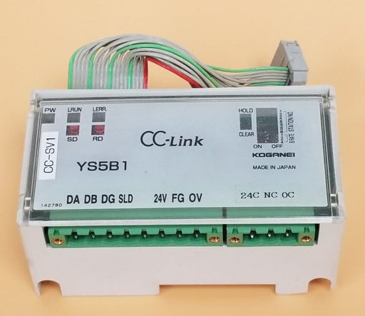 KOGANEI YS5B1 REMOTE I/O BLOCK CC-LINK Y038236-PCB1